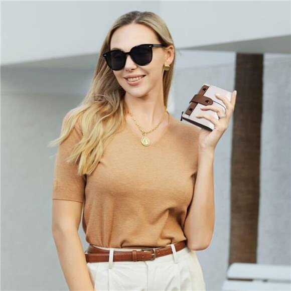 Small Womens Wallet Leather Bifold Slim Card Holder Organizer ID Window Purse - Picture 2 of 7